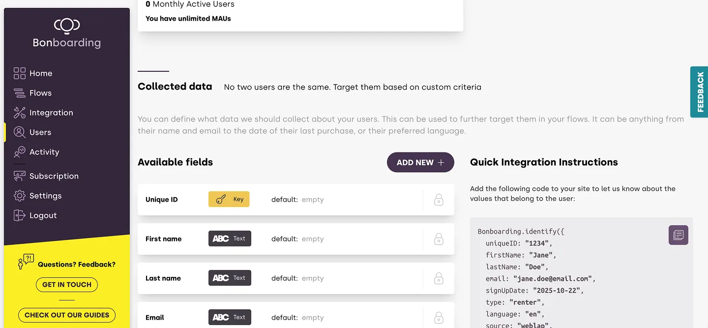 Bonboarding screenshot